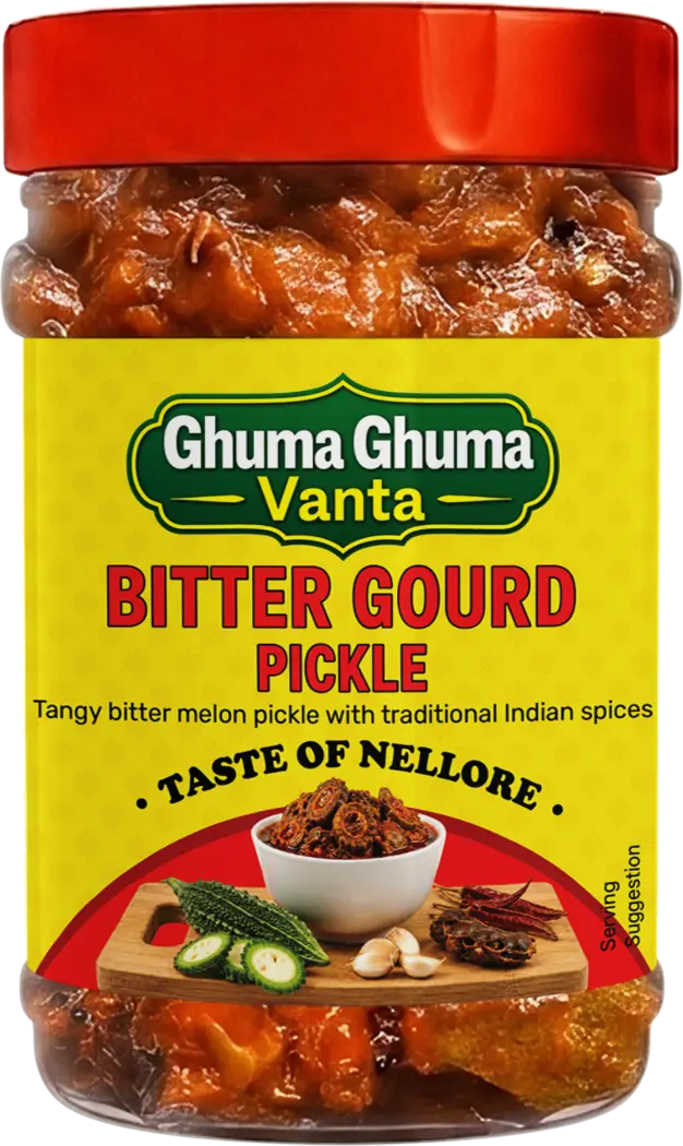 Ghuma Ghuma Vanta Bitter Gourd Pickle jar