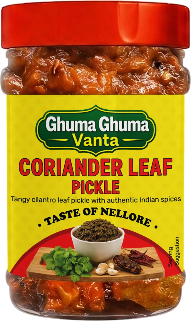 Coriander Leaf Pickle jar